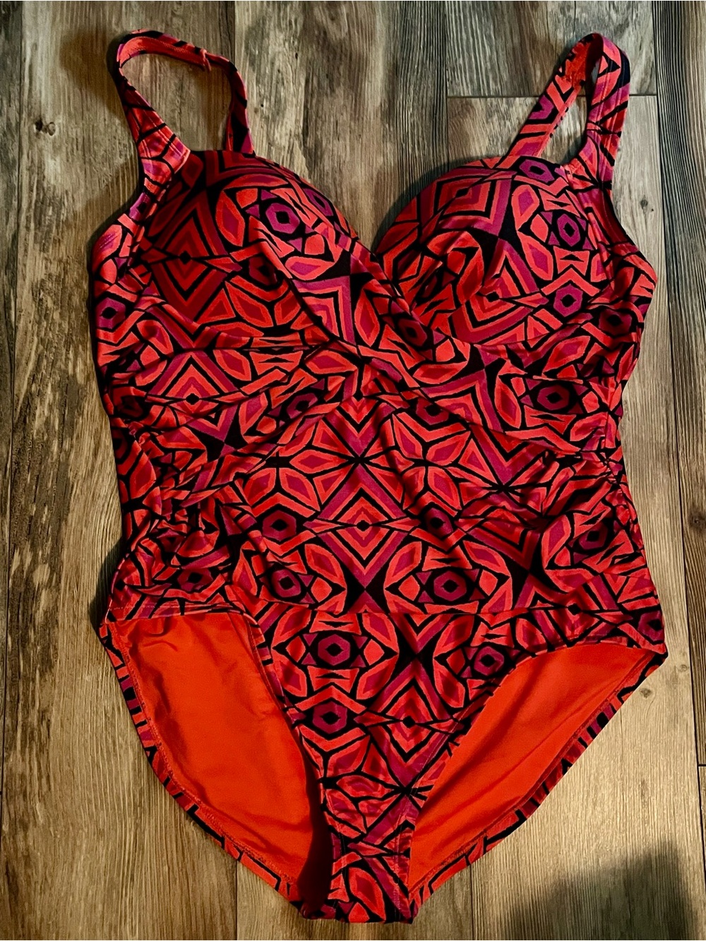 Geometric One-Piece Swimsuit